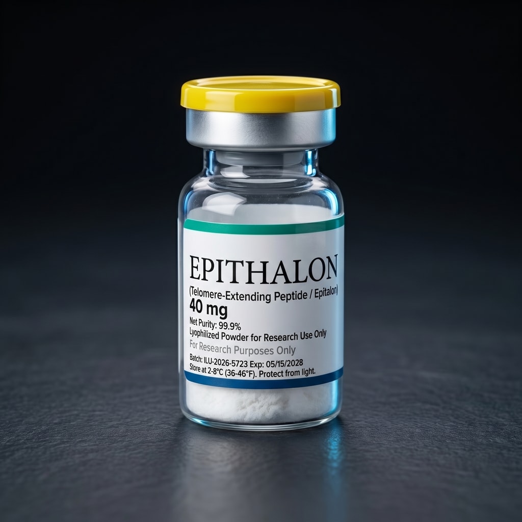 Epithalon research peptide vial
