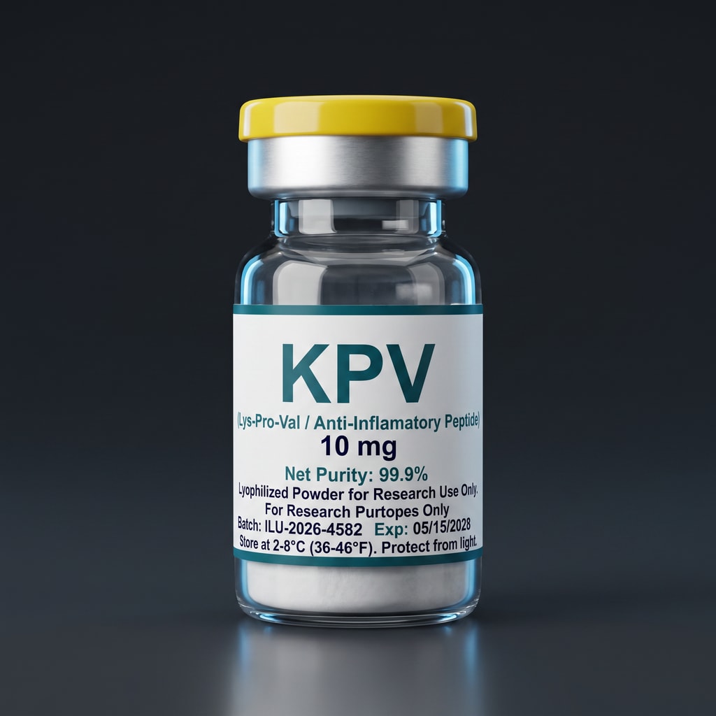 KPV research peptide vial