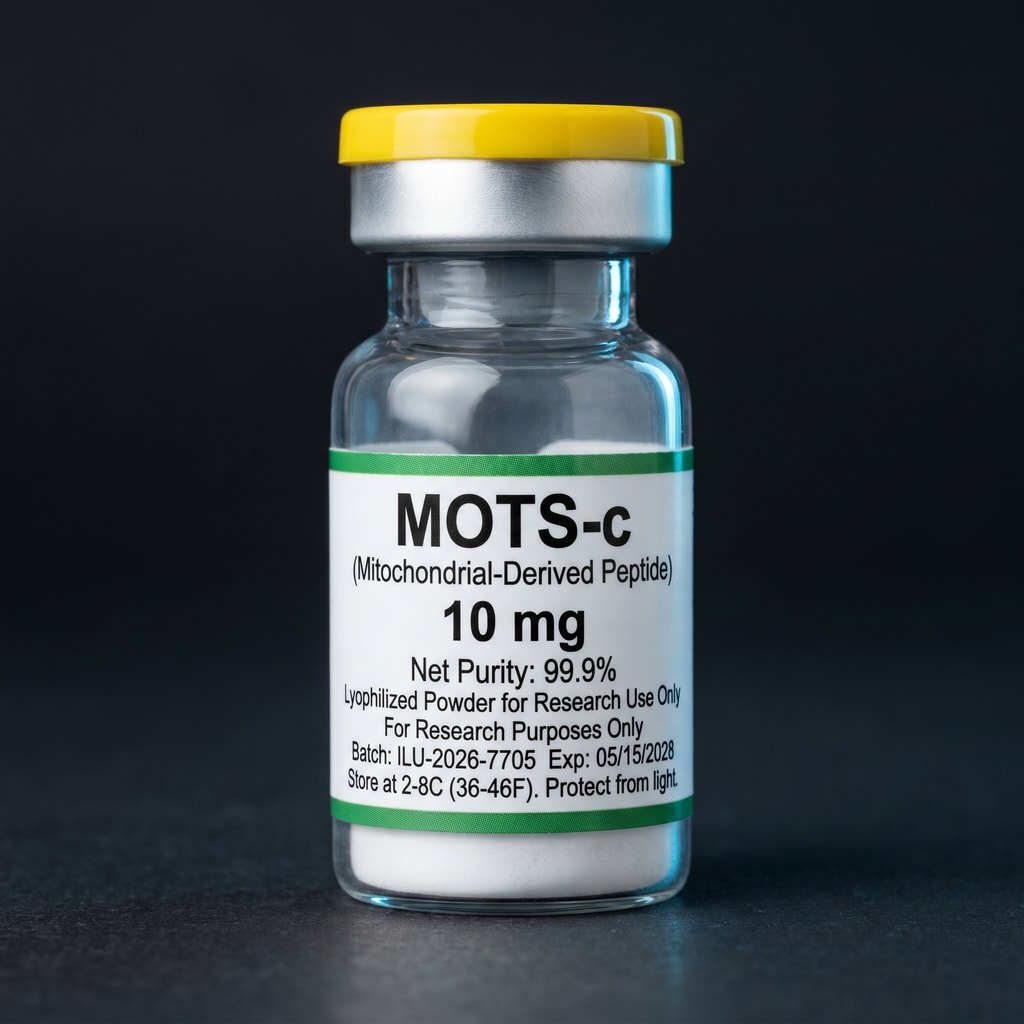 MOTS-c research peptide vial